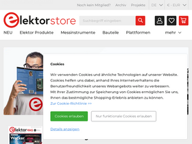 'elektor.de' screenshot