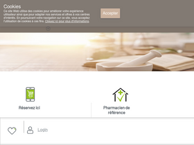 'pharmacieparent.be' screenshot