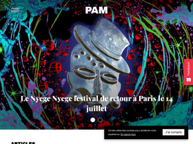 'pan-african-music.com' screenshot