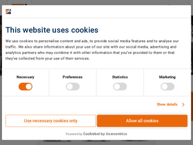 'hkl-baumaschinen.de' screenshot