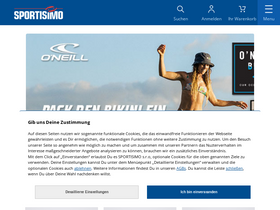 'sportisimo.de' screenshot