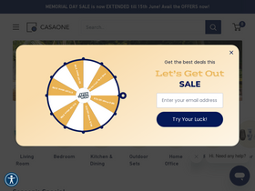 'casaone.com' screenshot