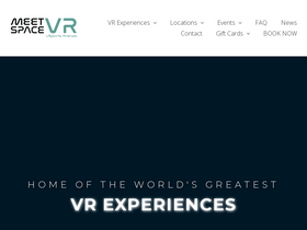 'meetspacevr.co.uk' screenshot