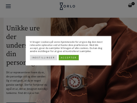 ORLO Watches Copenhagen homepage screenshot