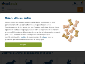 'medpets.fr' screenshot