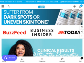 admiremyskin.com homepage screenshot