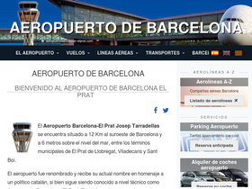 'aeropuertobarcelona-elprat.com' screenshot