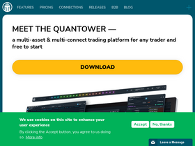 'quantower.com' screenshot