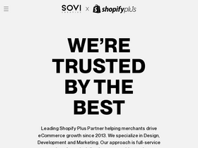 sovicreative.com homepage screenshot