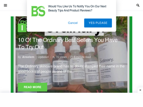 'beautysparkreview.com' screenshot