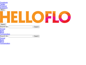 'helloflo.com' screenshot