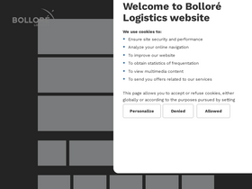 'bollore-logistics.com' screenshot