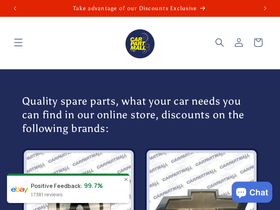 Car Part Mall homepage screenshot
