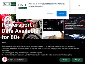'motorcyclesdata.com' screenshot
