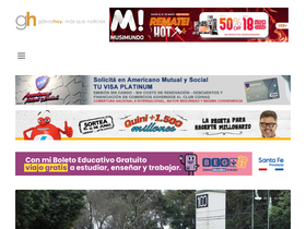 'galvezhoy.com.ar' screenshot