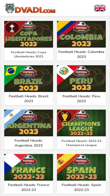 Football Heads: Brazil 2018 - Play on Dvadi