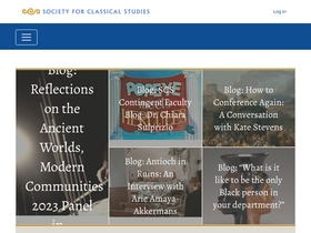 'classicalstudies.org' screenshot