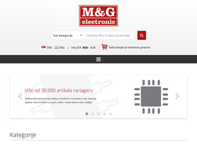 'mgelectronic.rs' screenshot