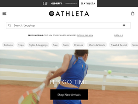 'athleta.com' screenshot