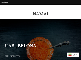 belona.store homepage screenshot
