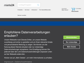 'miete24.com' screenshot