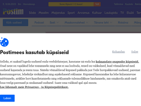 'postimees.ee' screenshot