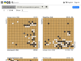 'online-go.com' screenshot