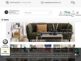 'dekoracjadomu.pl' screenshot
