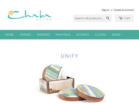 chabadecor.com homepage screenshot
