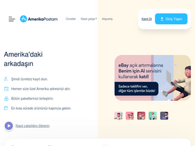 'amerikapostam.com' screenshot