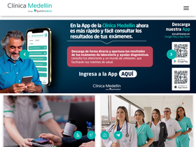 'clinicamedellin.com' screenshot