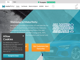 'motorfinity.uk' screenshot