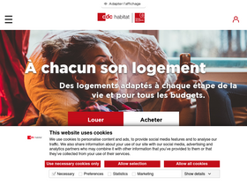 'cdc-habitat.fr' screenshot