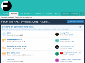 'forum-nas.fr' screenshot