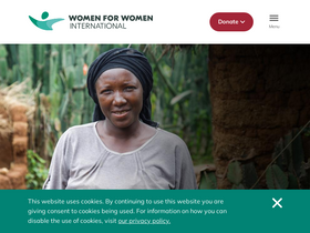 'womenforwomen.org' screenshot