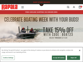 'rapala.com' screenshot
