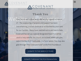'covenantpres.com' screenshot
