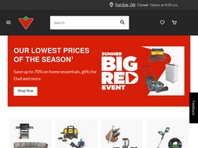 'canadiantire.ca' screenshot