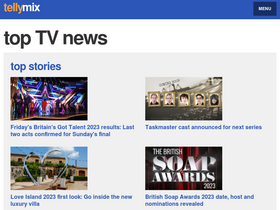 'tellymix.co.uk' screenshot