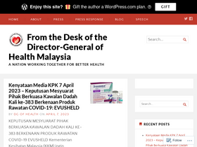 'kpkesihatan.com' screenshot