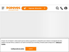 'popeyes.com.pe' screenshot