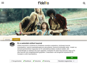'fidelio.hu' screenshot
