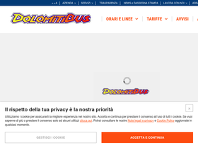 'dolomitibus.it' screenshot