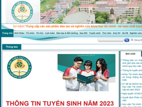 'nhaphoc.hvtc.edu.vn' screenshot
