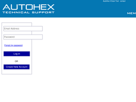 'autohex.net' screenshot