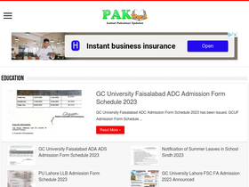 'pakword.com' screenshot