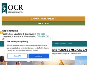 'orthohealth.com' screenshot