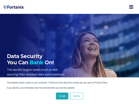 'fortanix.com' screenshot