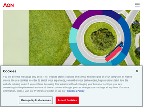 'aon.com' screenshot