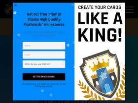 'ankipalace.com' screenshot